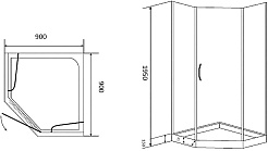 Parly Душевой уголок ZPE911B – фотография-2
